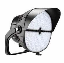 LED Stadium Light - 850W - 480V - 5700K Daylight -118000 Lumen - Yoke Mount - Black Finish