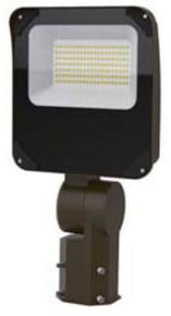 LED Landscape Floods - Watt Selectable - 52/71/98/120W - Color Selectable 30K/40K/50K - 18000 Max Lumens - Slipfitter Mount - Integrated Photocell