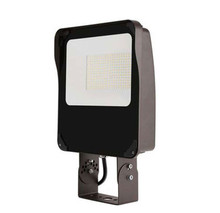 LED Landscape Floods - Watt Selectable - 120/98/71/52W - Color Selectable 30K/40K/50K - 18000 Max Lumens - Trunnion Mount - Bronze Finish - Integrated Photocell