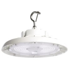 UFO LED High Bay Light - 150 Watt - 21600 Lumens - 5000K Daylight - White Finish - Motion Sensor
