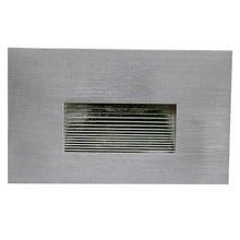 LED Step Lights - 3.5W - 120V - Color Tempurature Selectable 30K/40K/50K - Baffle Style - Recess Mount - Brushed Nickel Finish