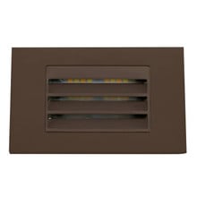LED Step Lights - 5W - 120V - Color Tempurature Selectable 30K/40K/50K - Louvered Style - Recess Mount - Oil Rubbed Bronze Finish