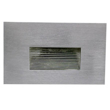 LED Step Lights - 3.5W - 12V - Color Tempurature Selectable 30K/40K/50K - Baffle Style - Recess Mount - Brushed Nickel Finish