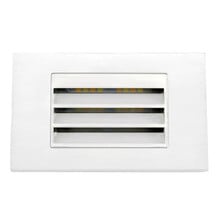 LED Step Lights - 5W - 12V - Color Tempurature Selectable 30K/40K/50K - Louvered Style - Recess Mount - White Finish