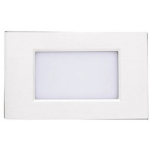 LED Step Lights - 3.5W - 12V - Color Tempurature Selectable 30K/40K/50K - Frosted Lens - Recess Mount - White Finish
