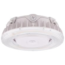 LED Halo Canopy Light - 75W - 10000 Lumens - 120-277V - Color Temperature Selectable 30K/40K/50K - White Finish