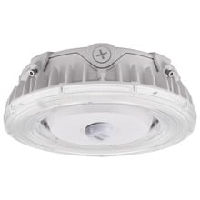 LED Halo Canopy Light with Motion Sensor - 100W - 14000 Lumens - 120-277V - Color Temperature Selectable 30K/40K/50K - White Finish