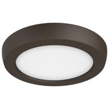 LED Blink Light - 9W - 120V - 5 Inch - Round - Color Selectable 27K/30K/35K/40K/50K - Dimmable - Bronze Finish