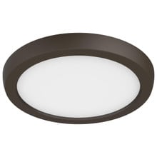 LED Blink Light - 11W - 120V - 7 Inch - Round - Color Selectable 27K/30K/35K/40K/50K - Dimmable - Bronze Finish