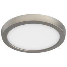 LED Blink Light - 11W - 120V - 7 Inch - Round - Color Selectable 27K/30K/35K/40K/50K - Dimmable - Brushed Nickel Finish