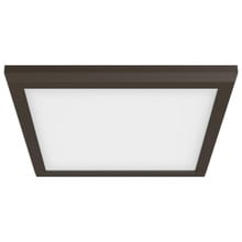 LED Blink Light - 13W - 120V - 9 Inch - Square - Color Selectable 27K/30K/35K/40K/50K - Dimmable - Bronze Finish