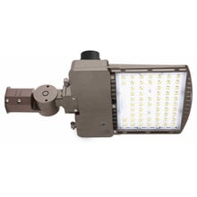 LED Parking Lot Area Light - Watt Selectable - 60/90/120/140W - Color Selectable 30K/40K/50K - 23000 Max Lumens - Slipfitter Mount W/ Photocell