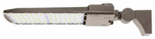 LED Parking Lot Area Light - Watt Selectable - 300W/240W/180W/120W - Color Selectable 30K/40K/50K - 45000 Max Lumens - 480V - Wall Mount - Bronze Finish