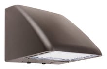 27 Watt LED Cut Off Wall Pack - 3600 Lumens - 5000K Daylight - 120-277V - Bronze Finish