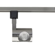 Pipe Style LED Track Head Only  - Brushed Nickel - 36 Degree Beam - 1020 Lumens - 3000K Soft White - 12 Watt - Dimmable - 3 Contact Halo Style