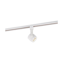 Piston Style LED Track Head Only  - White Finish - 24 Degree Beam - 1020 Lumens - 3000K Soft White - 12 Watt - Dimmable - 3 Contact Halo Style