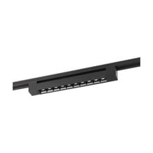 Light Bar Style LED Track Head Only  - 1 Foot - Black Finish - 30 Degree Beam - 960 Lumens - 3000K Soft White - 15 Watt - Dimmable - 3 Contact Halo Style