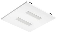 2X2 LED Drop In T-Bar Light - 20W - 120-277V -  Color Temperature Selectable 30K/35K/40K/50K - Frosted Lens - Dimmable - White Finish