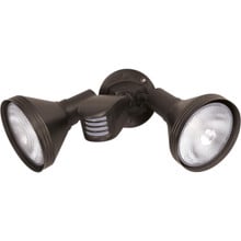 2 Light - 14" - Flood Light, Exterior - Par38 W/Adjustable Swivel & Motion Sensor - Bronze Finish 178