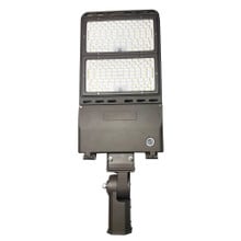 LED Outdoor Flood Light - Selectable 200/250/300 Watt - Slipfitter Mount - 31800-41500 Lumens - Color Selectable 30K/40K/50K - 120-277V - Bronze Finish