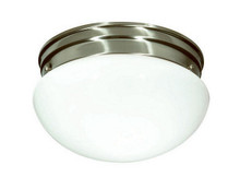 2 Light - 10" - Flush Mount - Medium White Mushroom 152