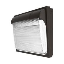 TWX LED Size 3 WallPack, LED, Adjustable Light Output, 5000K, 120-277V, Textured Dark Bronze