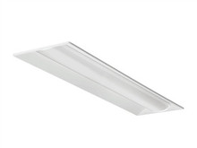 Basket LED Lensed Troffer 2x4, Nominal 4000 LM, Curved, Linear Prismatic, 80+ CRI, 3500K