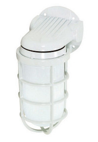 1 Light - 11" - Industrial Style - Wall Mount W/Frosted Glass