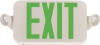 ThermoPlastic LED Exit/Unit Combo, Red/Green Switchable, Round