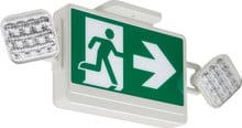 Running Man Combo, LED, Green Panel, White