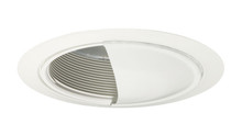 5IN Wall Wash Scoop Baffle Trim,White, White Trim Ring