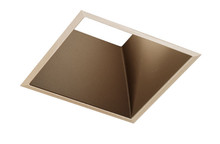 3IN Square Downlight Reflector,White Paint,Flangeless