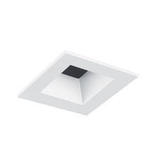 Aculux 2-in Square Downlight Self Flanged Reflector, Wheat Haze - Trim Only - 2SQD WTD SF