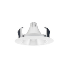 4IN Hyperbolic Cone Trim,Black, White Trim Ring