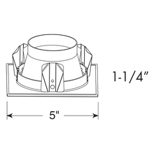 4IN Square Pinhole Trim,White