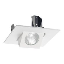 4IN Square Flush Gimbal Trim,White