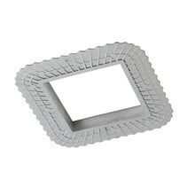 Aculux 2-in SQ flush mount adapter, 3-head - Trim Only - FMA2SQ3/075