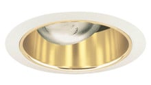 6IN Downlight Straight Cone Trim,White, White Trim Ring