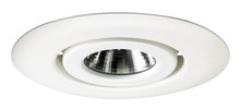 The 4-inch flush gimbal ring with GU10 base is available with a trim ring in satin chrome. Requires GUWHIP. - 440 SC