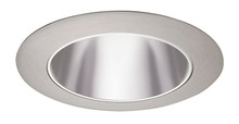 4IN Downlight Cone Trim,Pewter, Satin Chrome Trim Ring