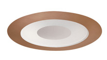 4IN Lensed Downlight/Adjustable Lensed Trim,Perimeter Frosted Lens, Satin Chrome Trim Ring