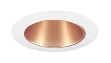 4IN Down-Light Cone Trim, Wheat Haze, White Trim Ring