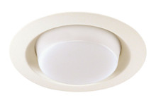 6IN Lensed Drop Opal Trim,White