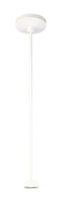 T-Bar Ceiling Pendant Stem Kit,12IN Nominal Length,White