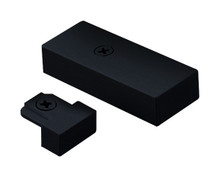 Trac 12 End Feed Connector/Straight Joiner with Dead End, Black