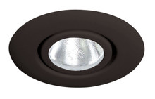 4IN Adjustable Flush Gimbal Ring Trim,Satin Chrome