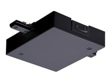 Trac-Lites Current Limiting End Feed, 1-Circuit, Black