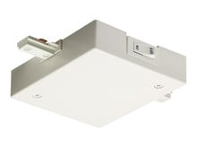Trac-Lites Current Limiting End Feed, 1-Circuit, White