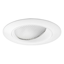 4IN Wall Wash Lensed Wall Wash Cone Trim,Wheat Haze, White Trim Ring