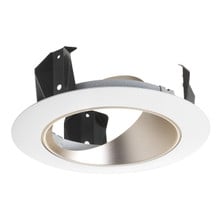 Juno - Downlighting fixtures - Juno 4-in 47L Series Adjustable Cone Trim, Haze with White Trim Ring - Model 47L HZWH